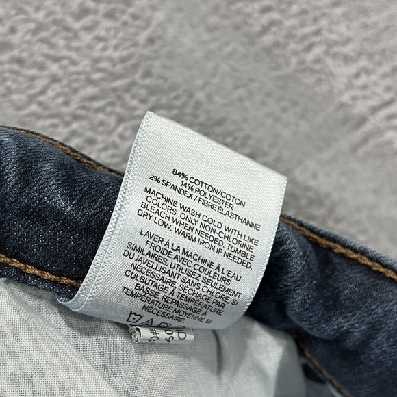 Express Mens Slim Straight Jeans 34x28* Hyper Stretch Denim - Picture 5 of 9